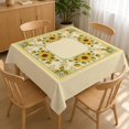 thumbnail image 1 of Sunflower Tablecloth 55x55 Inch, Table Cloth and Table Covers, Stain Resistance Polyester Table Cover for Kitchen Dining Holiday Decor, 1 of 6