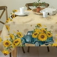 thumbnail image 1 of Sunflower Tablecloth 60x84 Inch Rectangle, Sunflower Decorations for Home, Spring and Summer Table Cloth Rectangle Waterproof Stain Resistant for Table,Party, 1 of 6