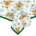 thumbnail image 1 of Sunflower Tablecloth Yellow Floral Rectangle Tablecloth, Indoor/Outdoor Waterproof Fabric Wrinkle Free Durable Rectangle Tablecloth for Rectangle Tables 60 X 84, 60 X 102, 60 X 120 Inch, 1 of 4