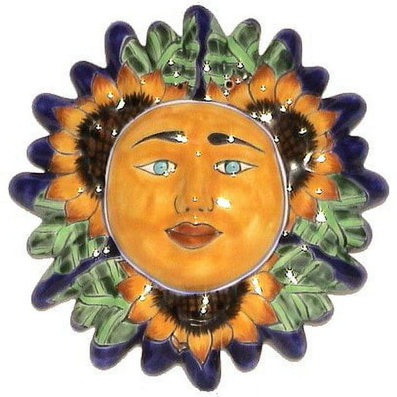 Sunflower Talavera Ceramic Sun Face