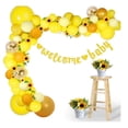 thumbnail image 1 of Sunflower Themed Baby Shower Party Decoration with Yellow Latex Confetti Balloon Garland Arch Kit Banner for Boys Girls, 1 of 5