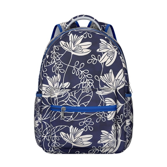 "Sunflower Themed Backpack - Wildflower Floral Print School Bag, Lightweight Bookbag for Women with Comfortable Straps, Trendy & Practical"