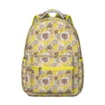 thumbnail image 1 of "Sunflower Themed Backpack - Wildflower Print, Durable & Water-Resistant, School Backpack for Women, Laptop Compartment, Spacious Design, Perfect for College, Work, Floral Fashion", 1 of 6
