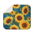 thumbnail image 1 of Sunflower Themed Dish Drying Mat for Kitchen Sink Microfiber Foldable Pad Absorbent Rack Mat Summer 16x18 Inch, 1 of 7