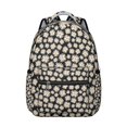 thumbnail image 1 of "Sunflower Themed Mesh Backpack - Breathable Flowers Print School Backpack, See-Through Design, Lightweight Floral Bookbag for Summer Campus Life", 1 of 6