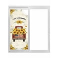 thumbnail image 1 of Sunflower Truck Window Privacy Film, Summer Botanical Elegant Pastoral Floral Static Cling UV Sun Blocking Tint Film Heat Control Windows Films for Bedroom Bathroom, Window Stickers 29.5"x78.7", 1 of 7