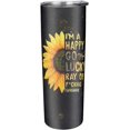 thumbnail image 1 of Sunflower Tumbler 20oz Tumblers with Lid and Straw Insulated Skinny Tumblers Plants Coffee Tumbler Stainless Steel Travel Mug Reusable Cups Thermal Cup for Man Woman white26 600ml (20oz), 1 of 5