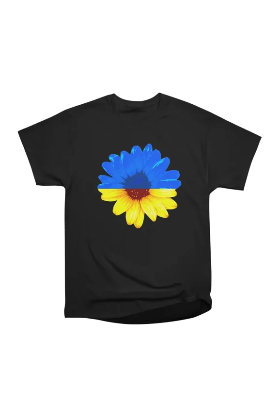 Sunflower Ukrainian Flag Support Ukraine T-Shirt Tee Gift For Him Merch For Her Apparel Fo