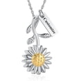 thumbnail image 1 of Sunflower Urn Necklace for Ashes Cremation Jewelry Daisy Flower Urn Ashes Necklace for Women for Human Ashes Memorial Keepsake Pendant, 1 of 7