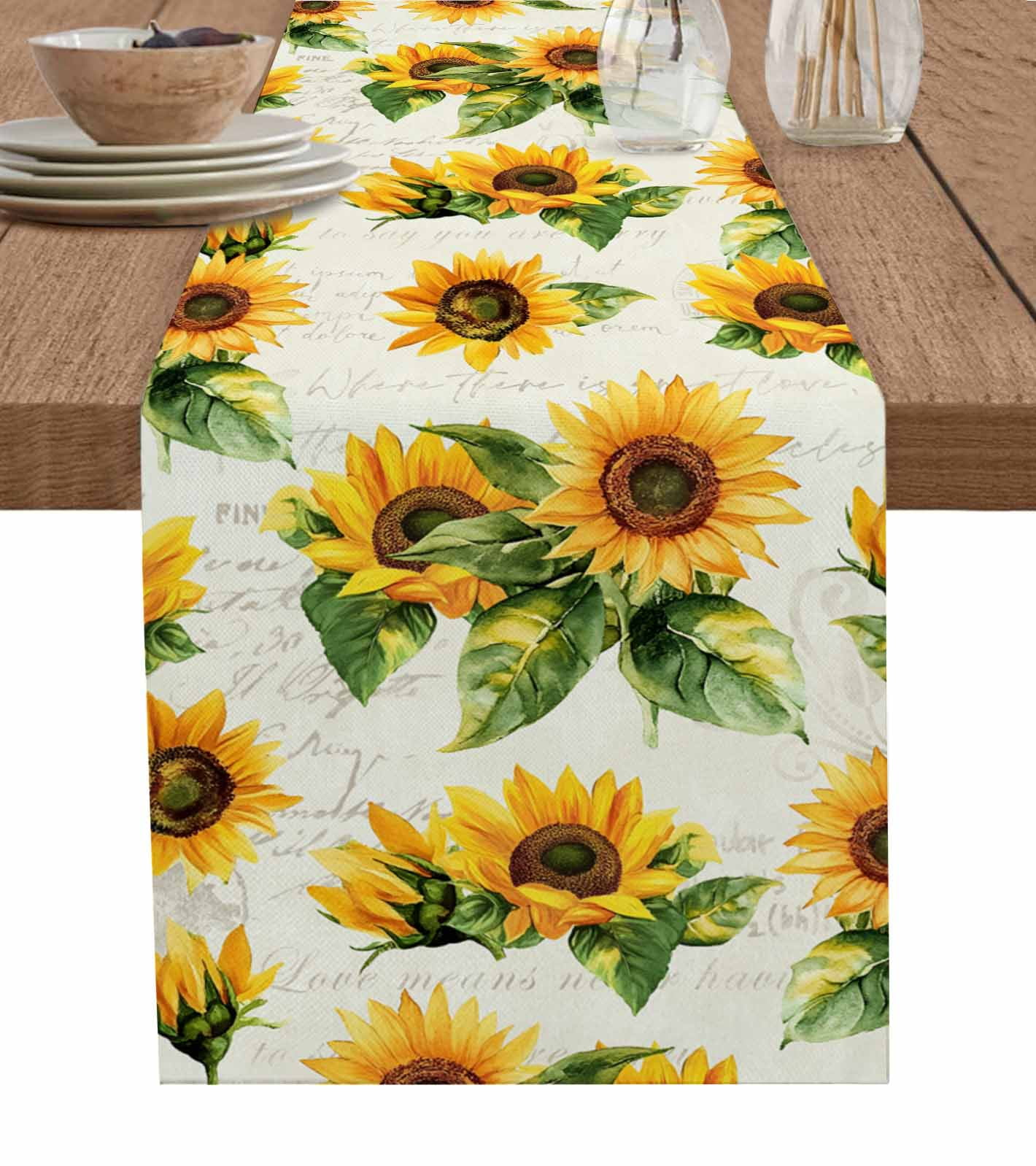Table Runner - 70s Flower main image 1