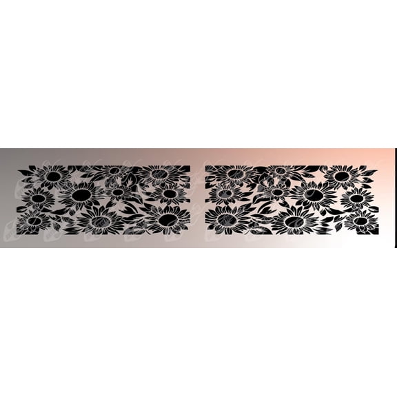 Sunflower Vinyl Decal Window Stickers Compatible with and Fits 2021 Ford Explorer - Set of Two