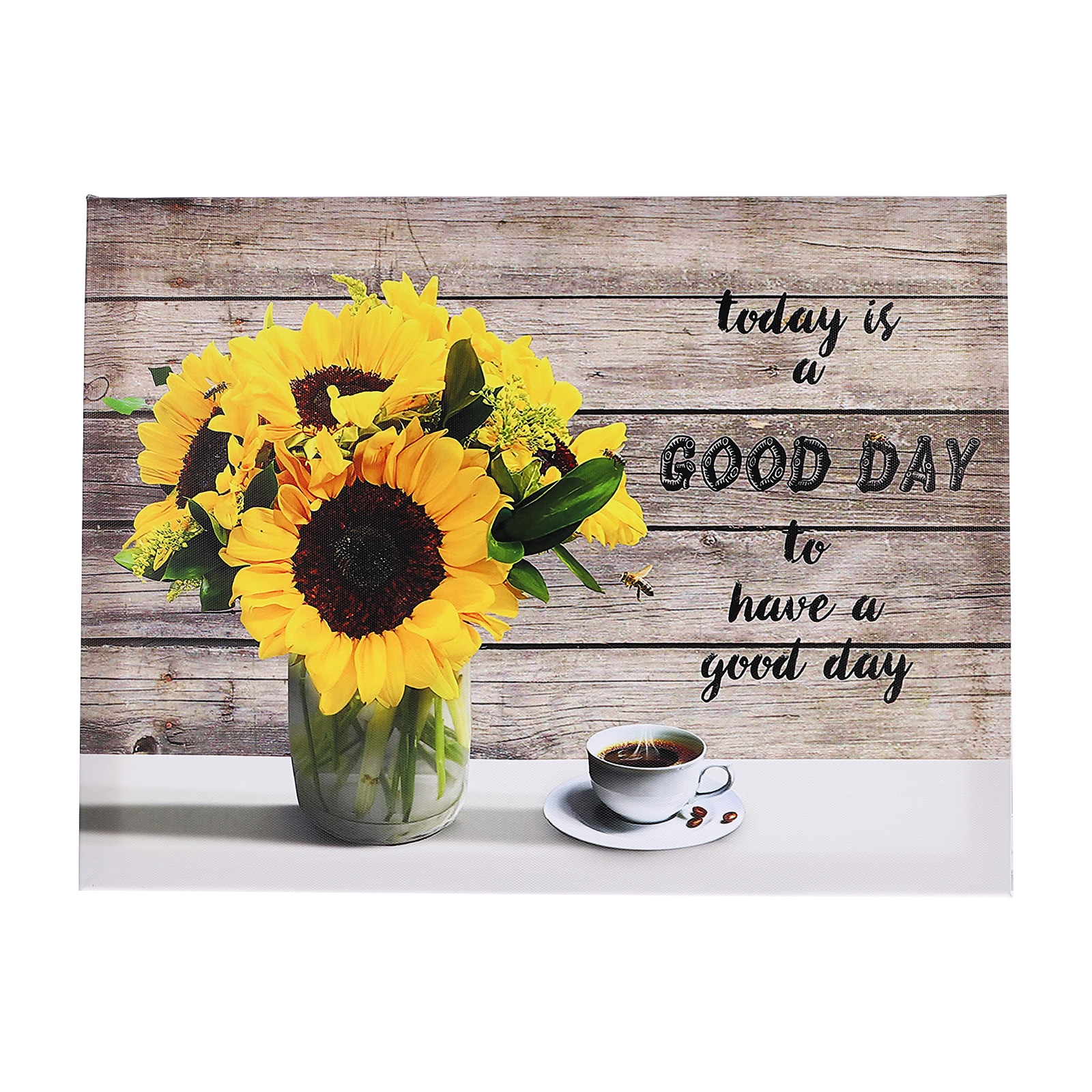 Sunflower Wall Art Canvas Sunflower Painting for Home Farmhouse Wall