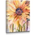 thumbnail image 1 of Sunflower Wall Art Decor Yellow Sunflowers Framed Pictures Rustic Floral Flowers Canvas Prints Botanical Blossoms Painting Nature Aesthetic Artwork for Bedroom Bathroom Living Room 16x24 inch, 1 of 6