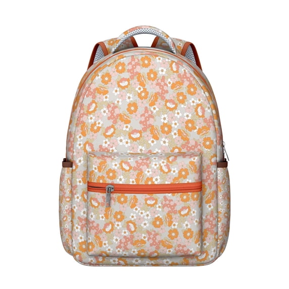 "Sunflower Whisper Backpack - Beautiful Flowers Design College Bookbag for Women, Comfortable Shoulder Straps & Roomy Interior for Textbooks"