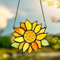 thumbnail image 1 of Sunflower Wind Chime Pendant Craft Home Decor Hanging Ornaments for Living Room Bedroom Garden Patio Entryway Soothing Melody Decorative Gift, 1 of 5