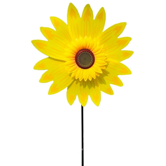 Sunflower Windmill Large Outdoor Garden Wind Yard Party Decoration Metal Weathervane