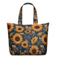 thumbnail image 1 of Sunflower Women's Large Weekend Travel Bag Moving Canvas Handbag Thick Double Layer Beach Weekend Travel Unisex Hospital Maternity Delivery with Toiletry Waterproof, 1 of 5