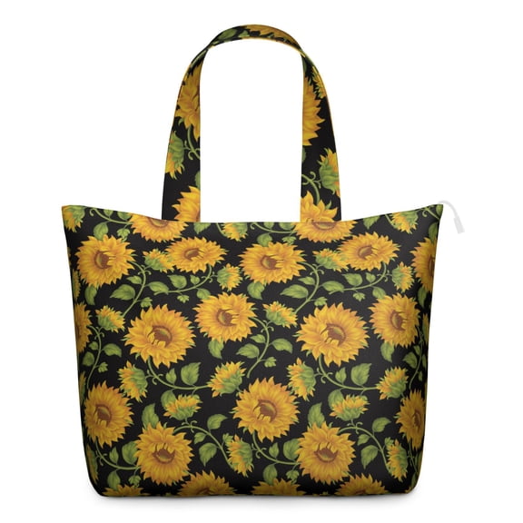 Sunflower Women's Large Weekend Travel Bag Moving Canvas Handbag Thick Double Layer Beach Weekend Travel Unisex Hospital Maternity Delivery with Toiletry Waterproof