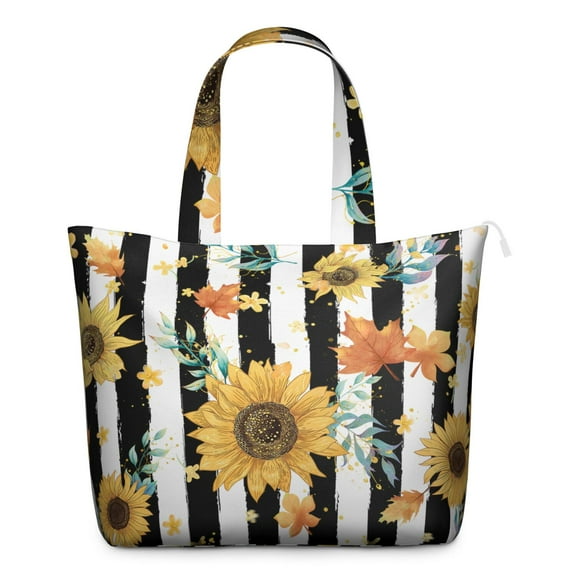 Sunflower Women's Large Weekend Travel Bag Moving Canvas Handbag Thick Double Layer Beach Weekend Travel Unisex Hospital Maternity Delivery with Toiletry Waterproof