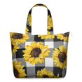 thumbnail image 1 of Sunflower Women's Large Weekend Travel Bag Moving Canvas Handbag Thick Double Layer Beach Weekend Travel Unisex Hospital Maternity Delivery with Toiletry Waterproof, 1 of 5