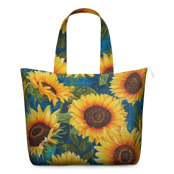 Sunflower Women's Large Weekend Travel Bag Moving Canvas Handbag Thick Double Layer Beach Weekend Travel Unisex Hospital Maternity Delivery with Toiletry Waterproof