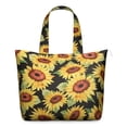 thumbnail image 1 of Sunflower Women's Large Weekend Travel Bag Moving Canvas Handbag Thick Double Layer Beach Weekend Travel Unisex Hospital Maternity Delivery with Toiletry Waterproof, 1 of 5