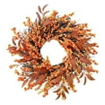 thumbnail image 1 of Sunflower Wreath-Fall&nbsp;Decor-18 Inch Fall Wreath Decor for Front Door with Pumpkins Grain Berries Leaves Large Door Wreath for Autumn Or Thanksgiving Decoration, 1 of 7