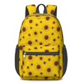 thumbnail image 1 of Sunflower Yellow Pattern 17" Waterproof Oxford School Backpacks for Teens, S-Shape Padded Straps, for School, Travel, Hiking, Camping, 1 of 5