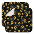 thumbnail image 1 of Sunflower and Butterfly Design Coffee Mat, Microfiber Spill Pad – Durable, Lightweight Dish Drying Mat with Foldable Design for Kitchen Counters, 1 of 6