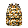 thumbnail image 1 of Sunflower and Butterfly Design School Backpack for Students Durable and Adjustable Strap Backpack with Artistic Yellow Floral Pattern, 1 of 5