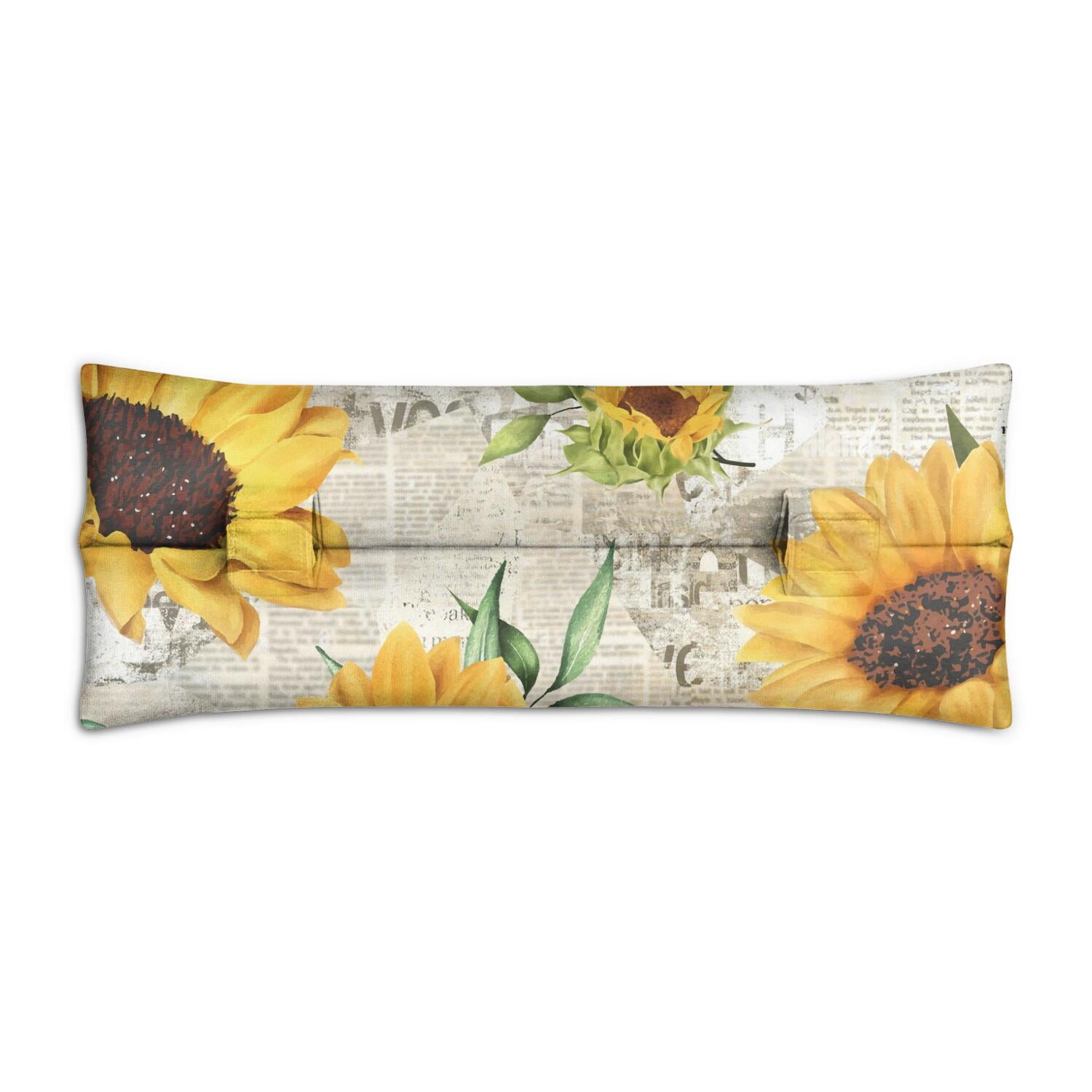 Sunflower and Butterfly Print Seatbelt Pillow - Plush Mastectomy Car Cushion - Boho Floral Design for Post Surgery Comfort - Women's Gift Idea