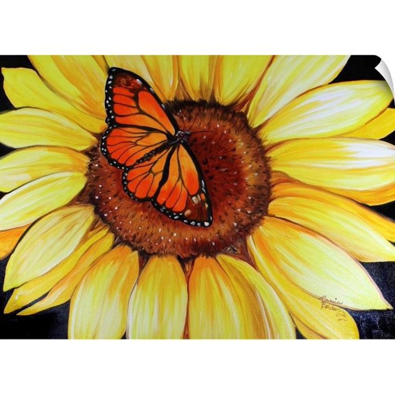Sunflower and by Marcia Wall Decal, Artwork