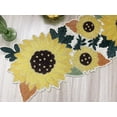 thumbnail image 1 of Sunflower bead runner, handmade table runner, beaded table runner, 13x36inch, 1 of 4