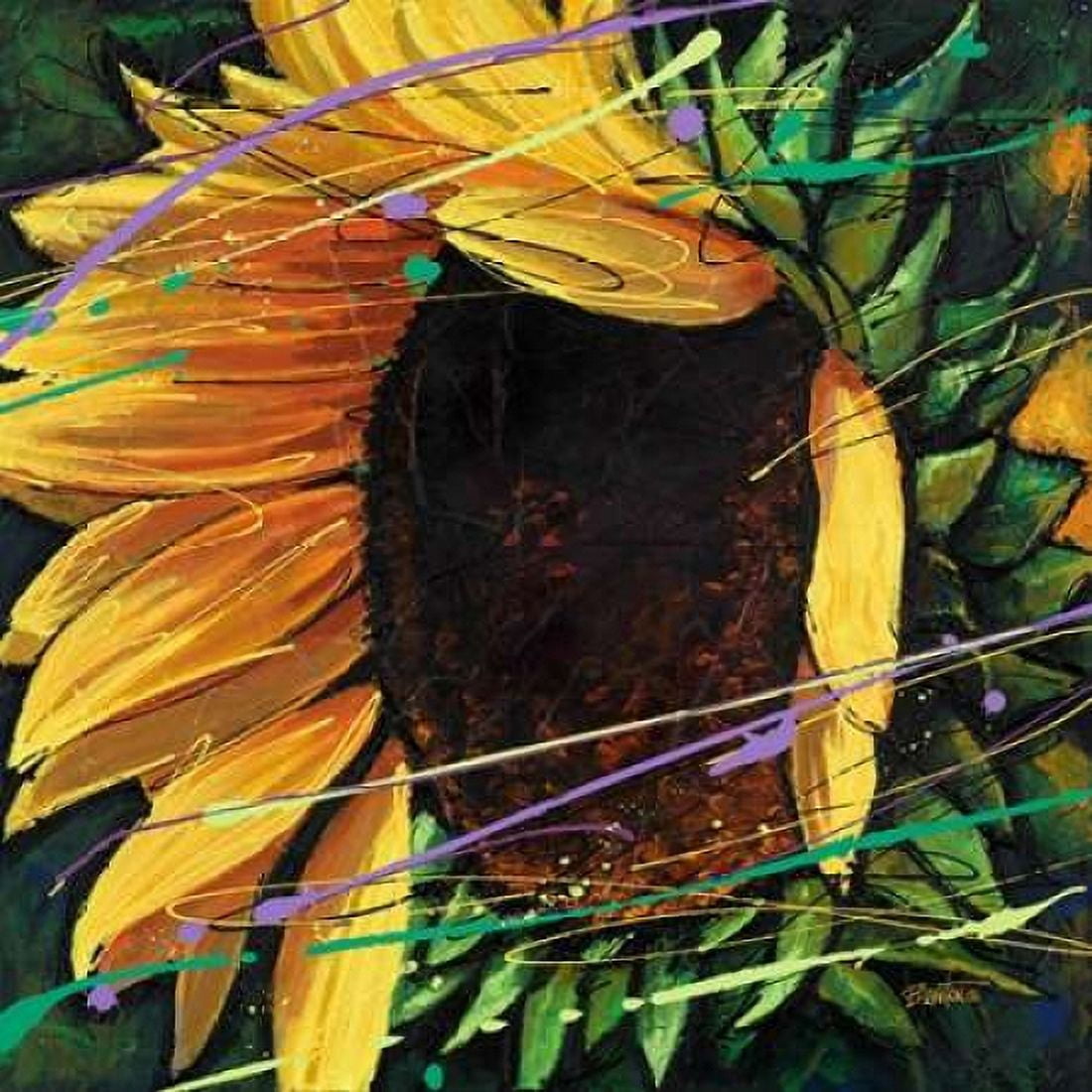Sunflower in Motion Canvas Art - Bruce Langton (24 x 24)