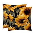 thumbnail image 1 of Sunflower seamless printing Decorative Bed Pillow Covers Throw Pillows Set with Unique Patterns for all Occasions - 16x16, 18x18, 20x20 inches - 2 Pack Pillow Inserts Included, 1 of 6