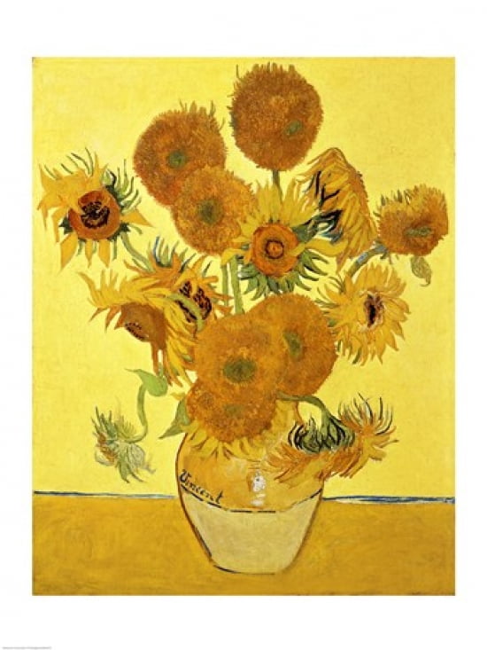 Sunflowers 1888 Canvas Art - Vincent Van Gogh (18 x 24)