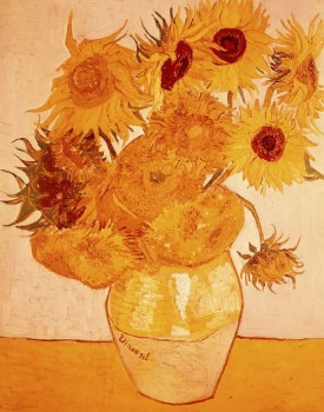 Sunflowers  1888 Vincent van Gogh (1853-1890Dutch)  Oil on canvas  Bavaria State Collection of Paintings Munich Canvas Art - Vincent van Gogh (18 x 24)
