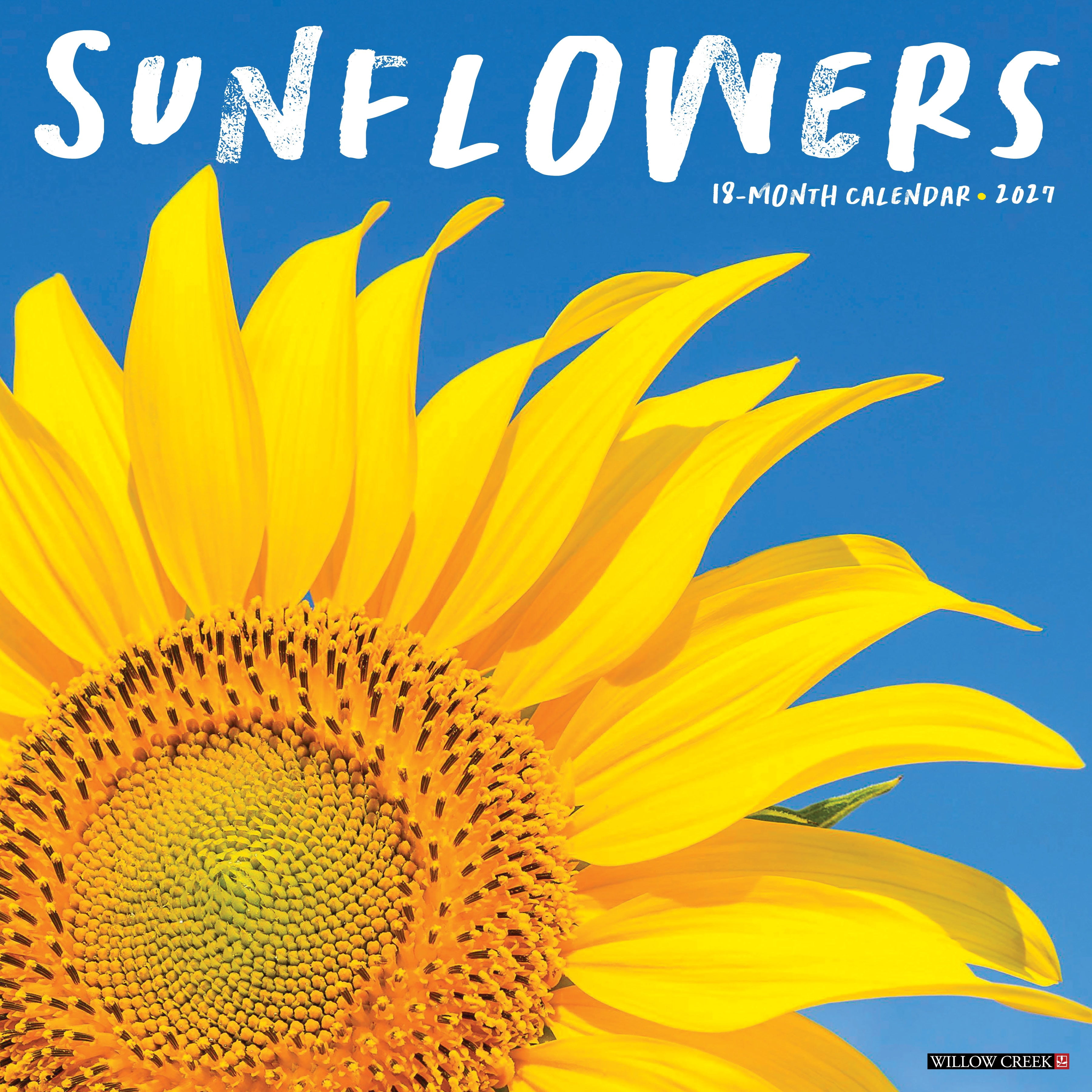 Willow Creek Press, Sunflowers 2027 Wall Calendar
