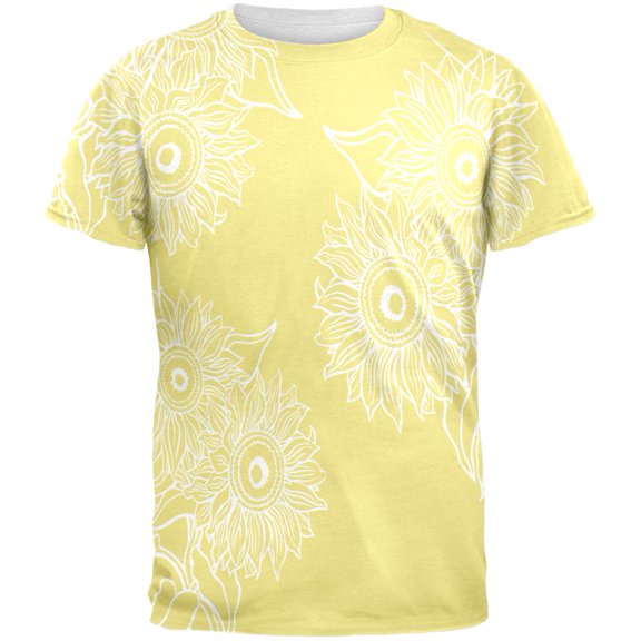 Sunflowers All Over Adult T-Shirt - Small