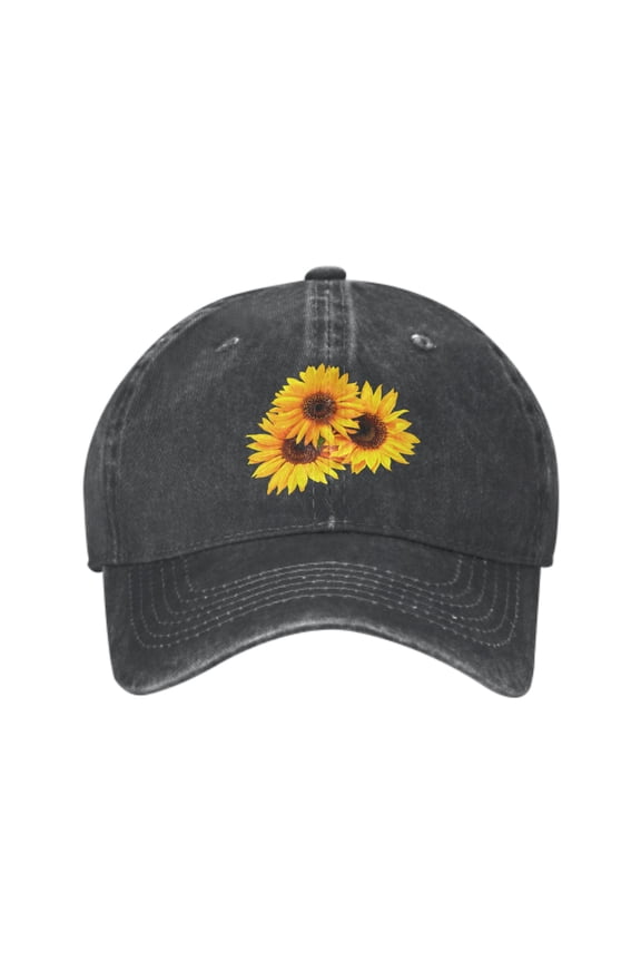 Sunflowers Baseball Caps for Men Women Adjustable Casual Trucker Hats for Fishing Outdoor Activities Fashion Hats