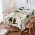 thumbnail image 1 of Sunflowers Bees Tablecloth Rectangle Table Cloth 60x84 , Waterproof Tablecloth Outdoor Table Cloth, Summer Vintage Flowers Leaf Plant Washable Table Cover for Kitchen Dining Party, 1 of 8