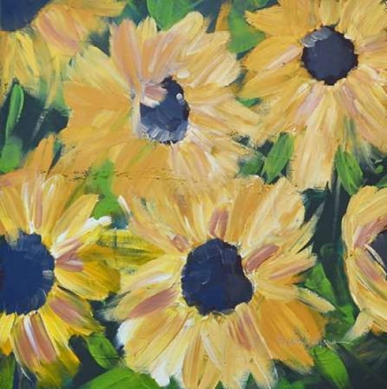 Sunflowers Canvas Art - Melissa Lyons (24 x 24)