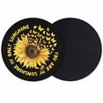 thumbnail image 1 of Sunflowers Coasters Set of 2, Absorbent Coasters for Drinks, Yellow Butterfly Farmhouse You Are My Sunshine Coaster for Desk Coffee Table Protection, Home Decor House Warming Gifts 4", 1 of 8