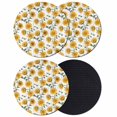 thumbnail image 1 of Sunflowers Coasters Set of 4, Absorbent Coasters for Drinks, Spring Botanical Yellow Flowers Branches Coaster for Desk Coffee Table Protection, Home Decor House Warming Gifts 4", 1 of 8