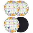 thumbnail image 1 of Sunflowers Coasters Set of 4, Absorbent Coasters for Drinks, Spring Flowers Butterflies Hydrangea Watercolor Coaster for Desk Coffee Table Protection, Home Decor House Warming Gifts 4", 1 of 8