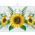 thumbnail image 1 of Sunflowers Dish Drying Mat XL Microfiber Kitchen Large Green Mats for Counter Absorbent Quick Pad ch -, 1 of 7