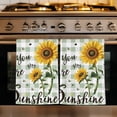 thumbnail image 1 of Sunflowers Farmhouse Kitchen Towels Set of 1, Sage Green Plaid Pastoral Rustic Absorbent Dish Towels for Kitchen, Microfiber Hand Towel, Quick Drying Tea Towel for Cleaning Decorative Dishcloths, 1 of 7