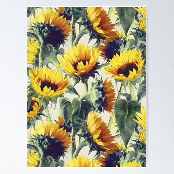 Sunflowers Forever Poster, Poster Only