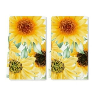 Walmart sunflower kitchen towels sale