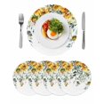 thumbnail image 1 of Sunflowers Round 15 Inch Placemats Set of 4, Eucalyptus Leaves Spring Floral Summer Botancial HeatResistant Non Slip Place Mats for Dining Table, Wipeable Braided Kitchen Table Mats for Housewarming, 1 of 9